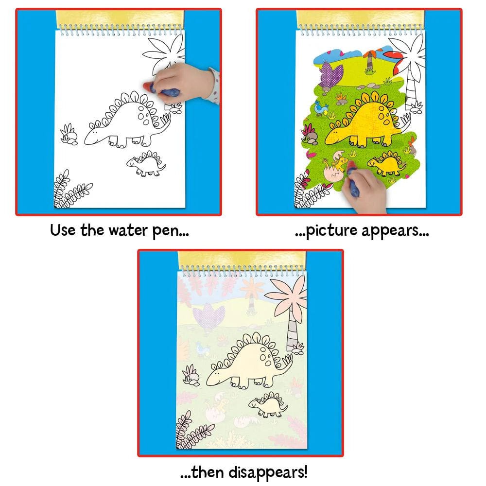 Galt Coloring & Painting Books Default Water Magic - Dinosaurs