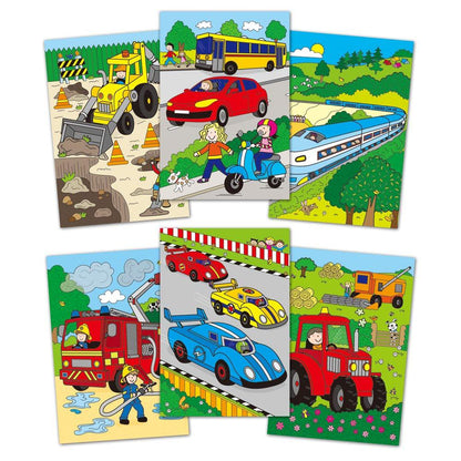 Galt Coloring & Painting Books Default Water Magic - Vehicles