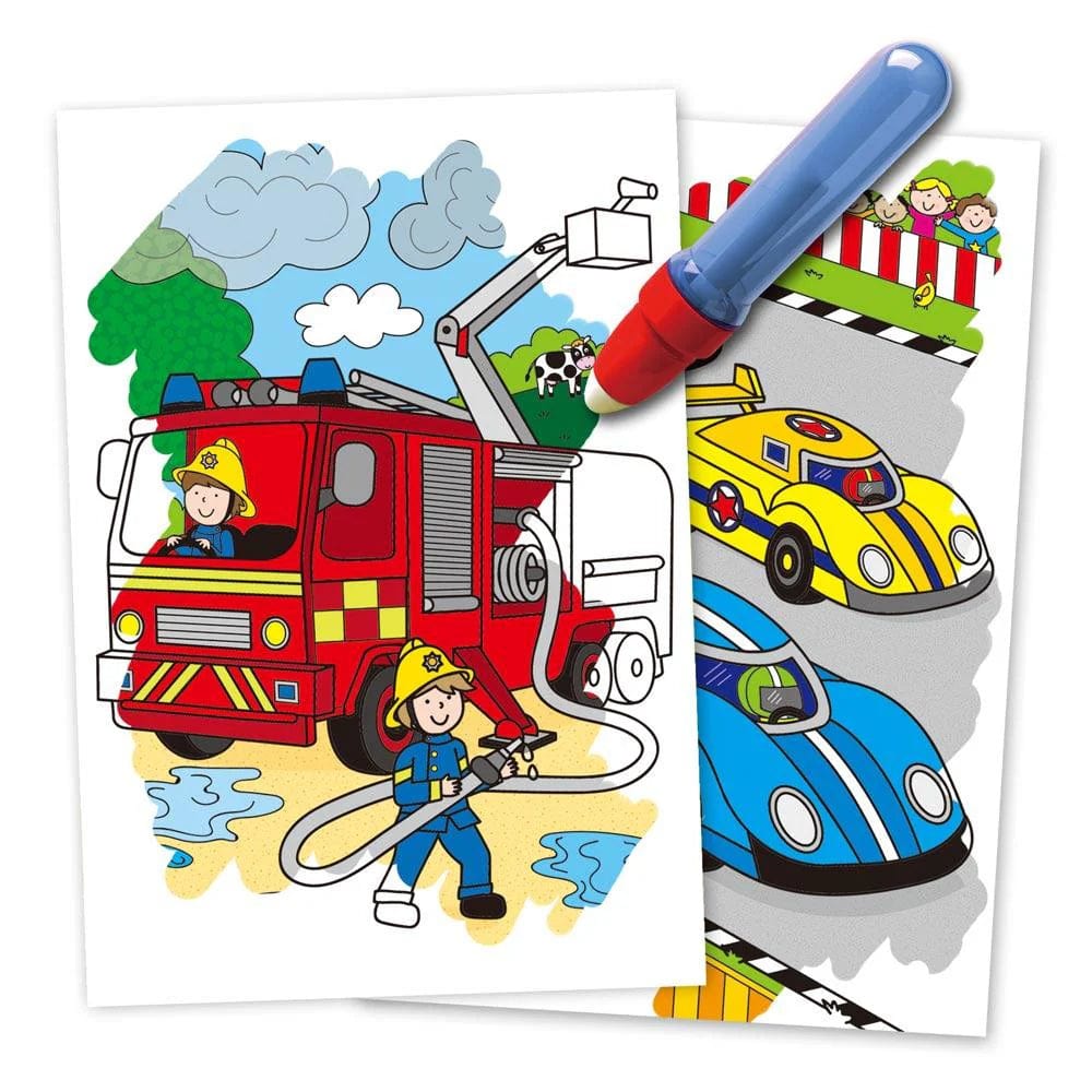 Galt Coloring & Painting Books Default Water Magic - Vehicles