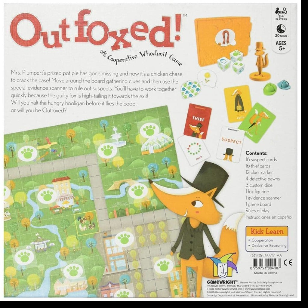 Gamewright Board Games Outfoxed!