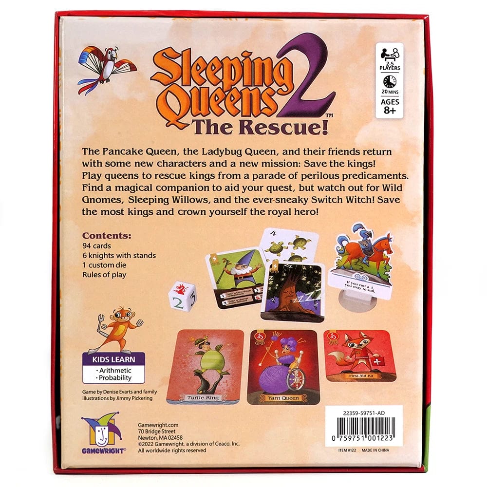 Gamewright Card Games Sleeping Queens 2: The Rescue!