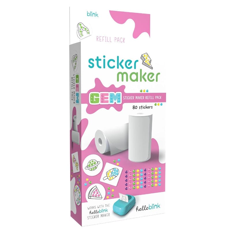 Gamewright Stickers Hello Blink Sticker Maker Refill Pack - Gem