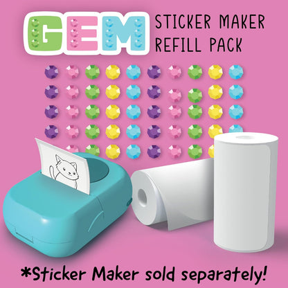Gamewright Stickers Hello Blink Sticker Maker Refill Pack - Gem