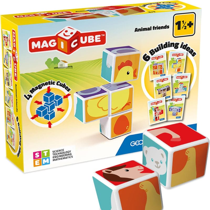 Geomagworld Construction Magicube Animal Friends Set