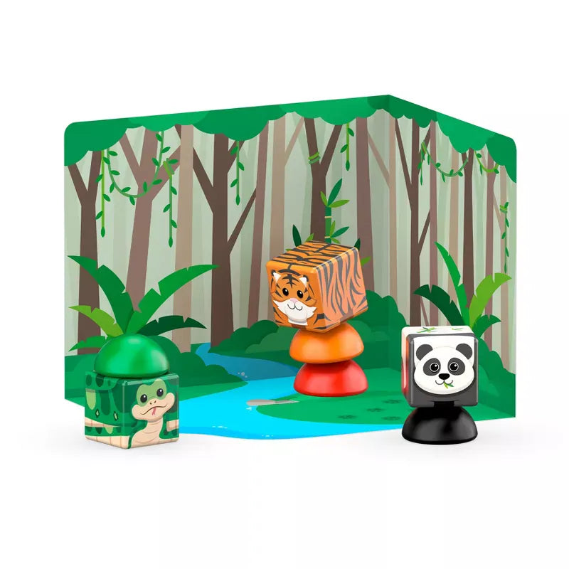 Geomagworld Construction Magicube Jungle Stacking 8 Piece Set