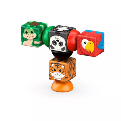 Geomagworld Construction Magicube Jungle Stacking 8 Piece Set