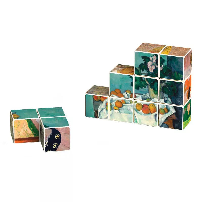 Geomagworld Puzzles Magnetic Masterpieces Cube Art