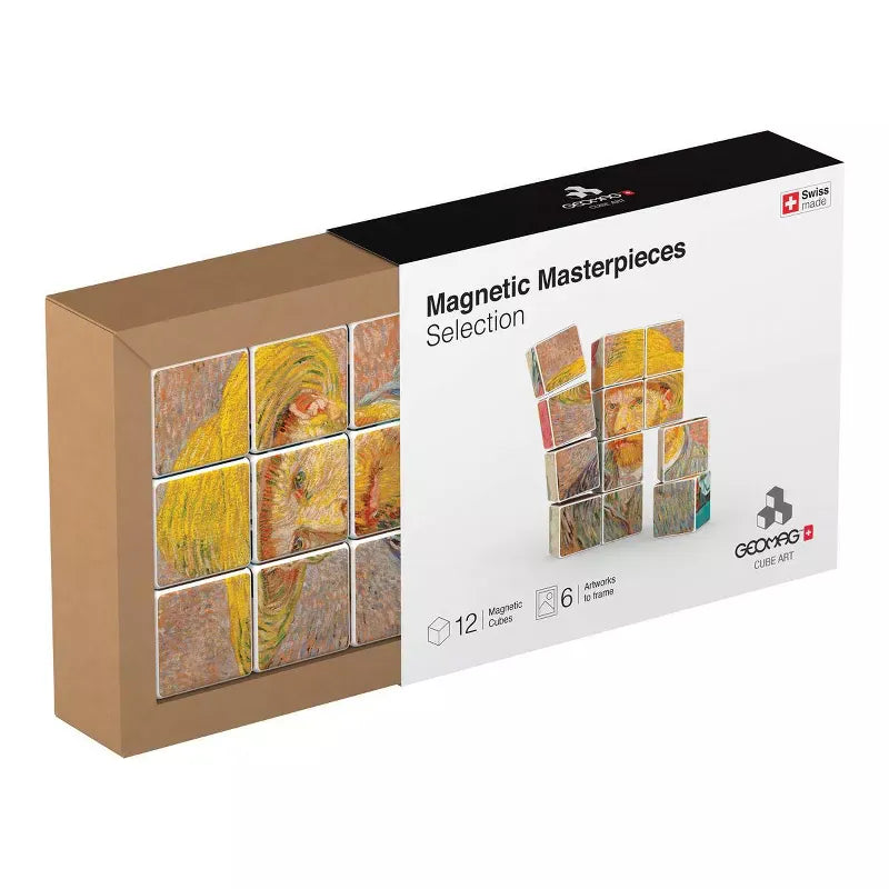 Geomagworld Puzzles Magnetic Masterpieces Cube Art