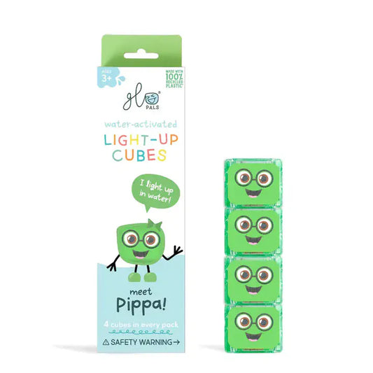 Glo Pals Bath Toys Glo Pals 4 pack Green/Pippa