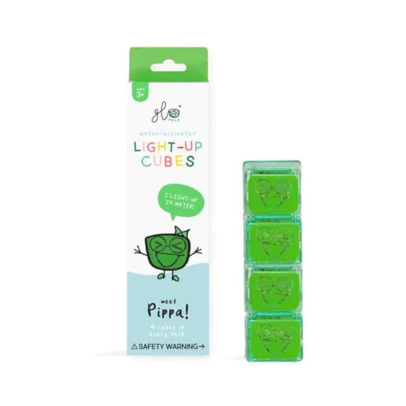 Glo Pals Bath Toys Green/Pippa Glo Pals Light Up Cubes