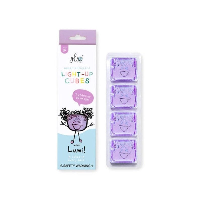 Glo Pals Bath Toys Purple/Lumi Glo Pals Light Up Cubes