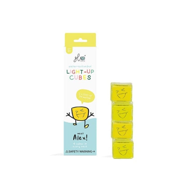 Glo Pals Bath Toys Yellow/Alex Glo Pals Light Up Cubes