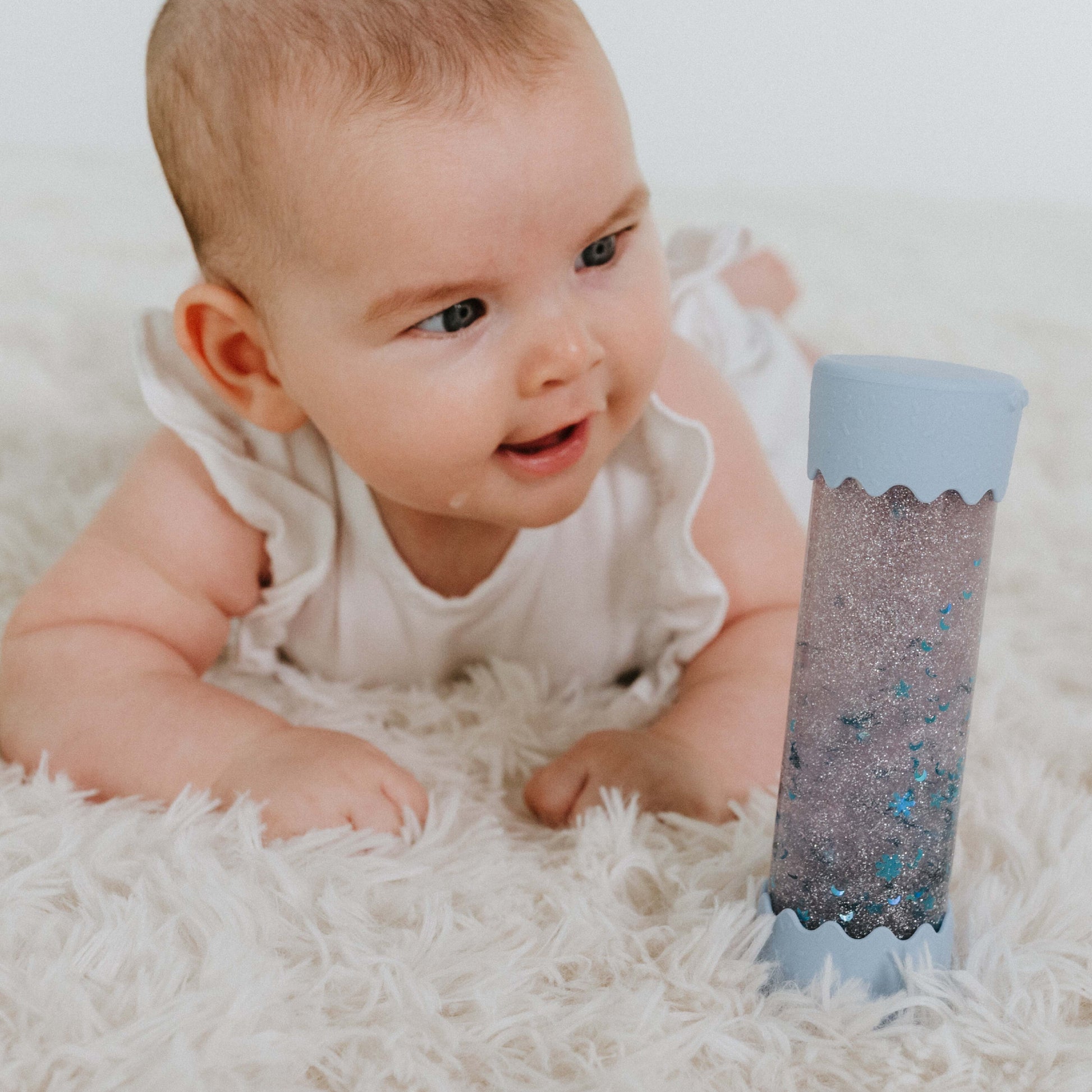 Glo Pals Infant Sensory Toys Baby Calm Down Bottle - Blue