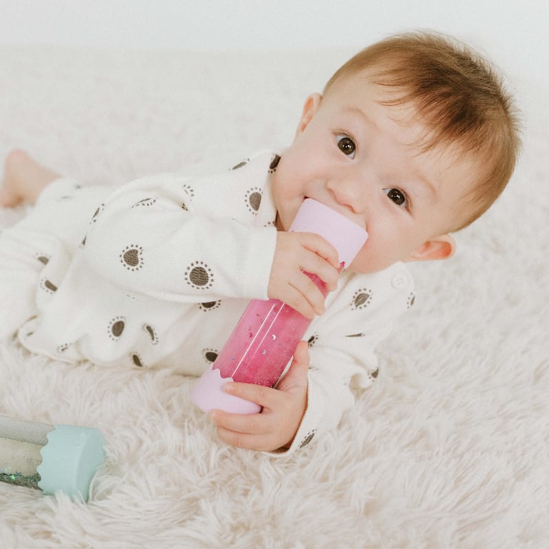 Glo Pals Infant Sensory Toys Baby Calm Down Bottle - Pink