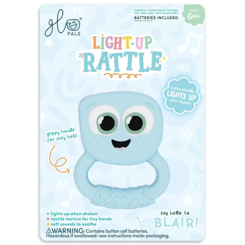 Glo Pals Rattles & Teethers Glo Pals Rattle - Blue/Blair