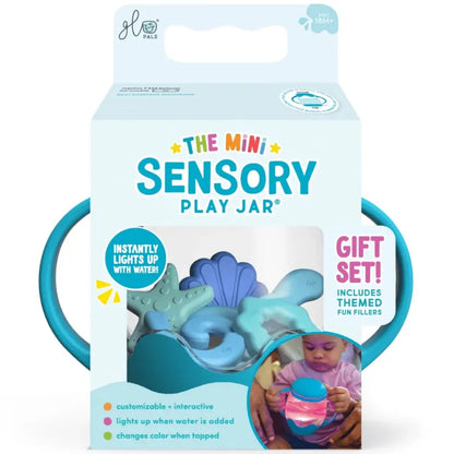 Glo Pals Sensory Toys Mini Sensory Jar Gift Set - Blue