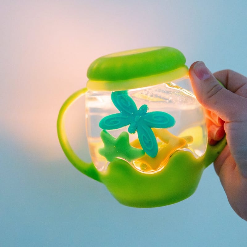 Glo Pals Sensory Toys Mini Sensory Jar Gift Set - Green