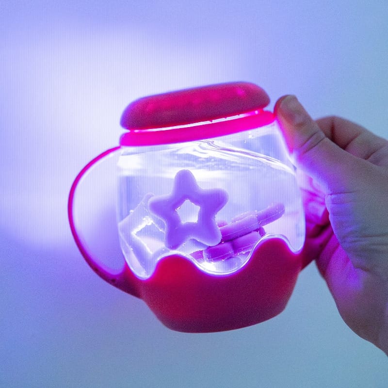 Glo Pals Sensory Toys Mini Sensory Jar Gift Set - Pink