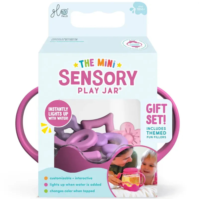 Glo Pals Sensory Toys Mini Sensory Jar Gift Set - Pink