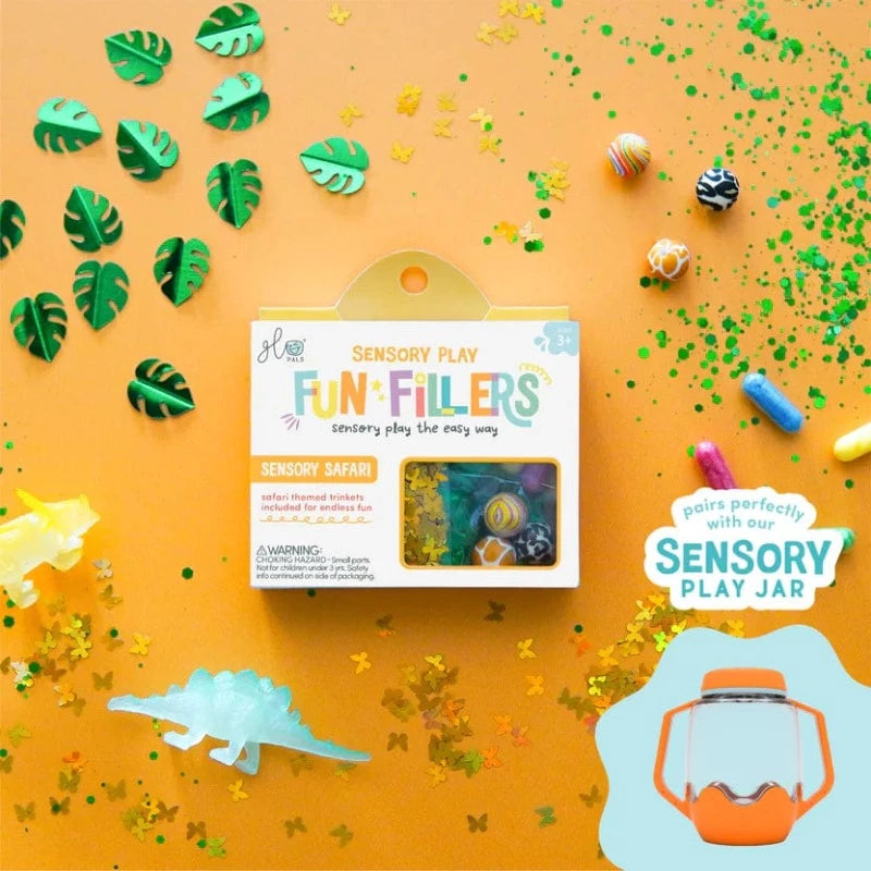 Glo Pals Toddler Default Sensory Play Jar - Safari Fun Filler