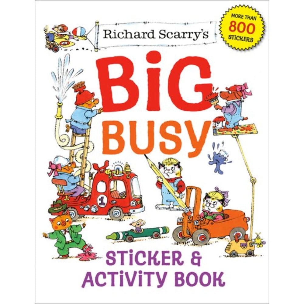 Golden Books Activity Books Richard Scarry's Big Busy Sticker & Activity Book