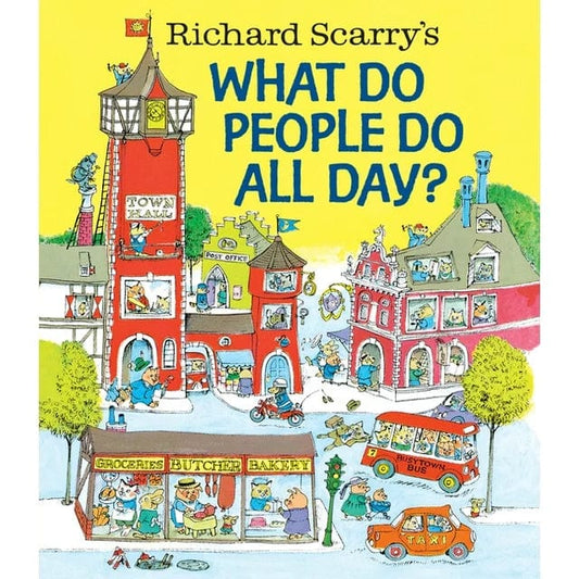 Golden Books Hardcover Books Richard Scarry's What Do People Do All Day?