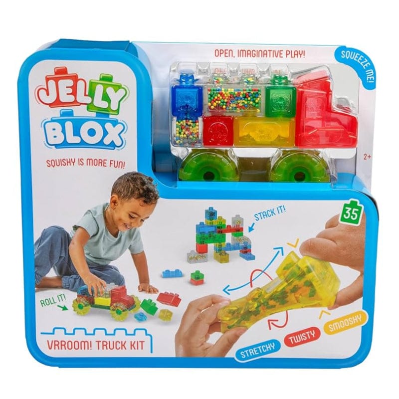 Goliath Construction HOLIDAY Jelly Blox Vrrrooom Truck Set