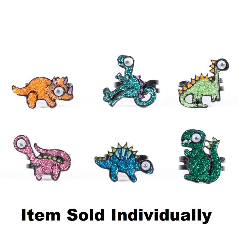 Great Pretenders Dress Up Accessories Default Dinosaur Spinner Fidget Rings (Assorted Styles)