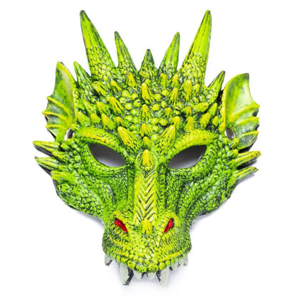 Great Pretenders Dress Up Accessories Default Dragon Mask (Green)