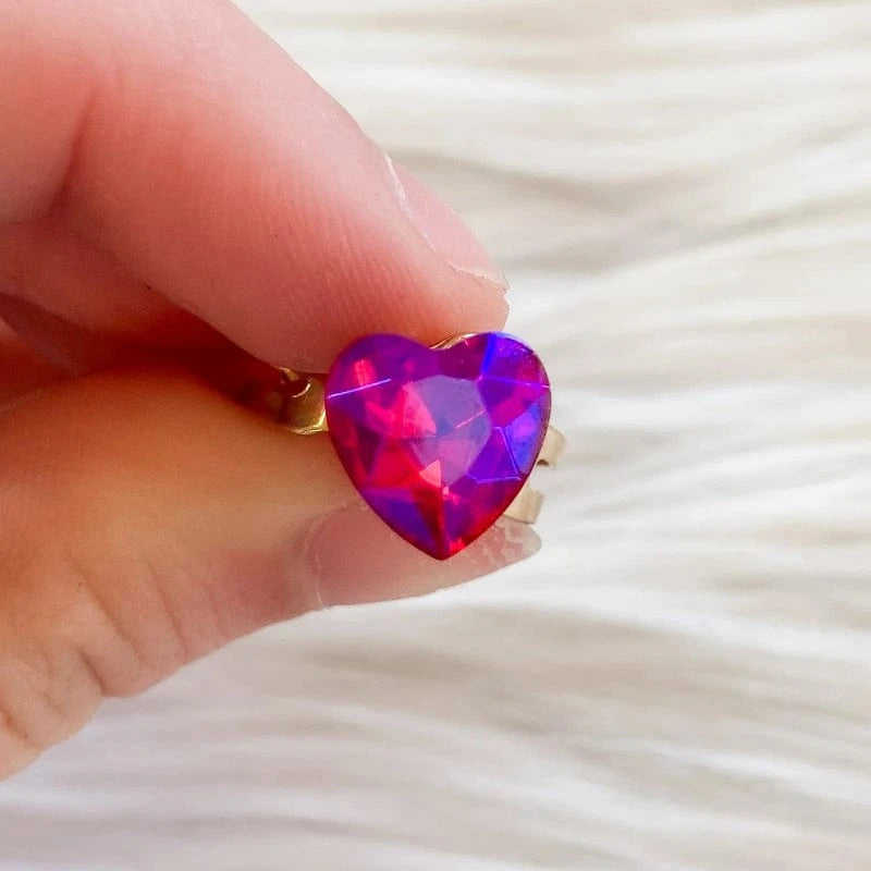 Great Pretenders Dress Up Accessories Default Gem Of My Heart Spinner Fidget Rings (Assorted Colors)