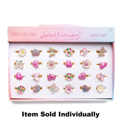 Great Pretenders Dress Up Accessories Default Spinner Fidget Rings (Assorted Styles)