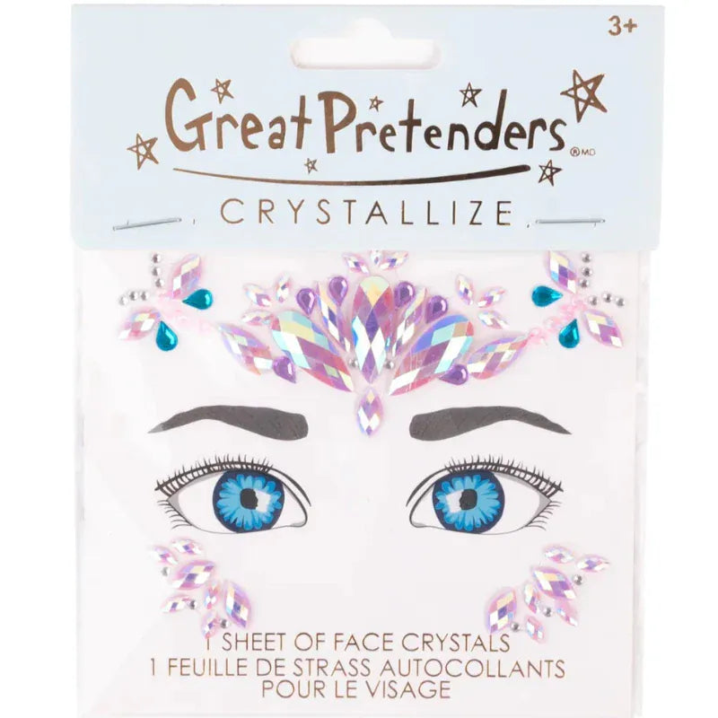 Great Pretenders Dress Up Accessories Face Crystals - Fairy Flutter