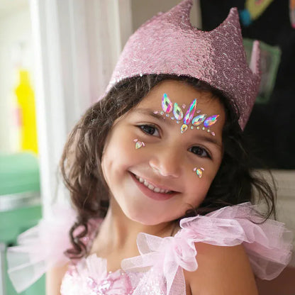 Great Pretenders Dress Up Accessories Face Crystals - Pink Unicorn