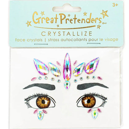 Great Pretenders Dress Up Accessories Face Crystals - Pink Unicorn