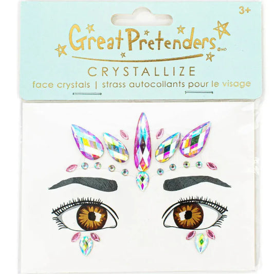 Great Pretenders Dress Up Accessories Face Crystals - Pink Unicorn