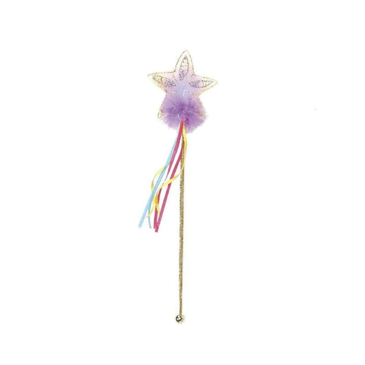 Great Pretenders Dress Up Accessories Multi Pastel Glitter Rainbow Star Wand