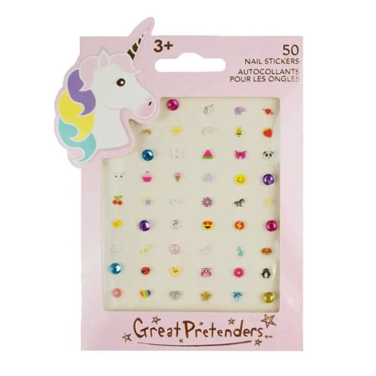 Great Pretenders Dress Up Accessories Unicorn Nail Stickers