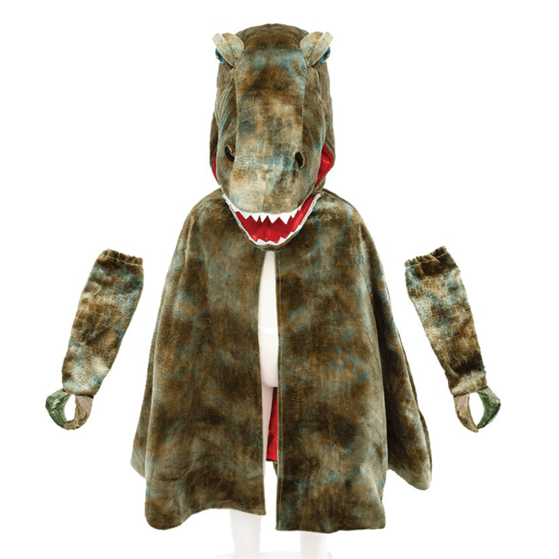 Great Pretenders Dress Up Grandasaurus T-Rex Cape with Claws (Size 4-6)