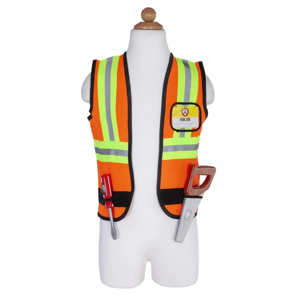 Great Pretenders Dress Up Outfits Construction Worker Set (Size 5-6)