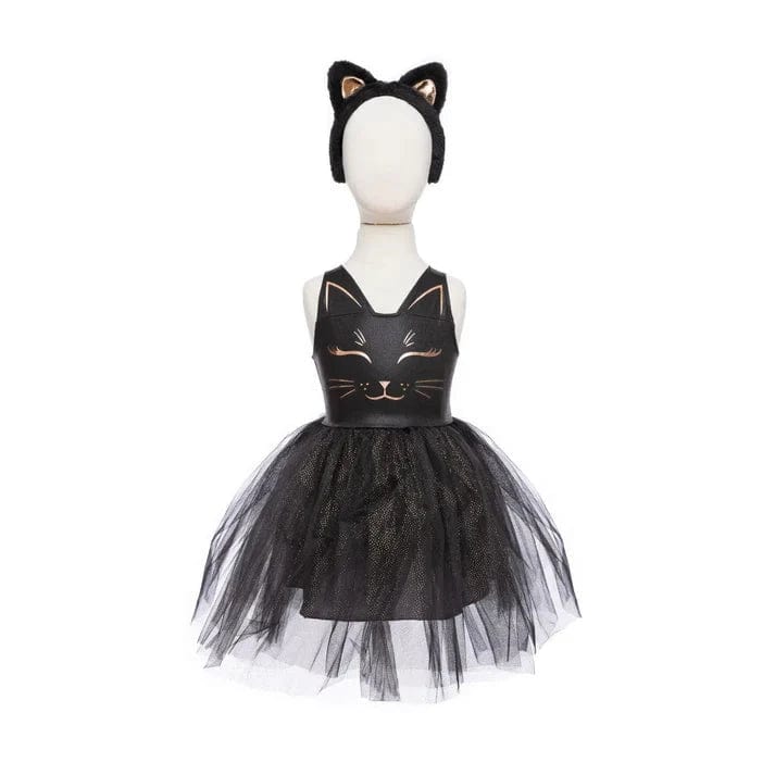 Great Pretenders Dress Up Outfits Default Black Cat Dress & Headpiece (Size 5-6 yrs)