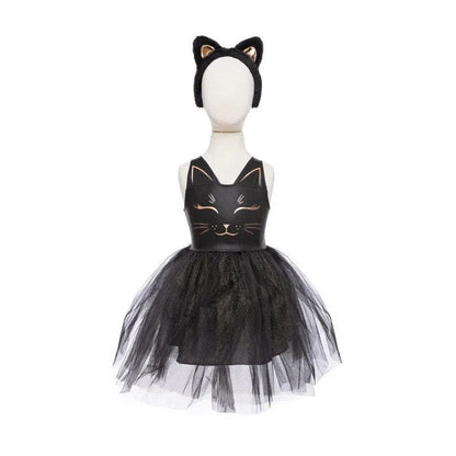 Great Pretenders Dress Up Outfits Default Black Cat Dress & Headpiece (Size 5-6 yrs)