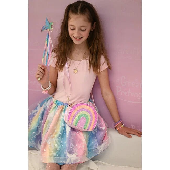 Great Pretenders Dress Up Outfits Default Enchanted Unicorn Skirt & Wand Set (Size 4-6 yrs)