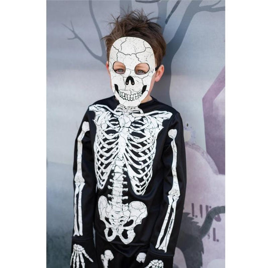 Great Pretenders Dress Up Outfits Default Glow in the Dark Skeleton Shirt, Pants & Mask (Size 5-6 yrs)