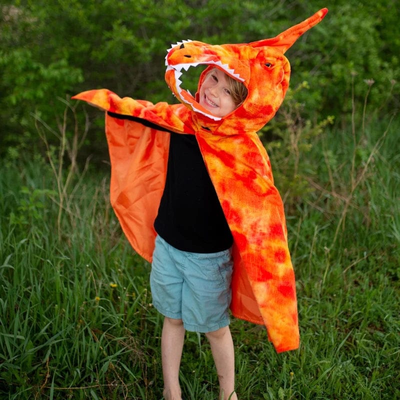 Great Pretenders Dress Up Outfits Default Grandasaurus Pterodactyl Cape - Orange (Size 4-6 yrs)