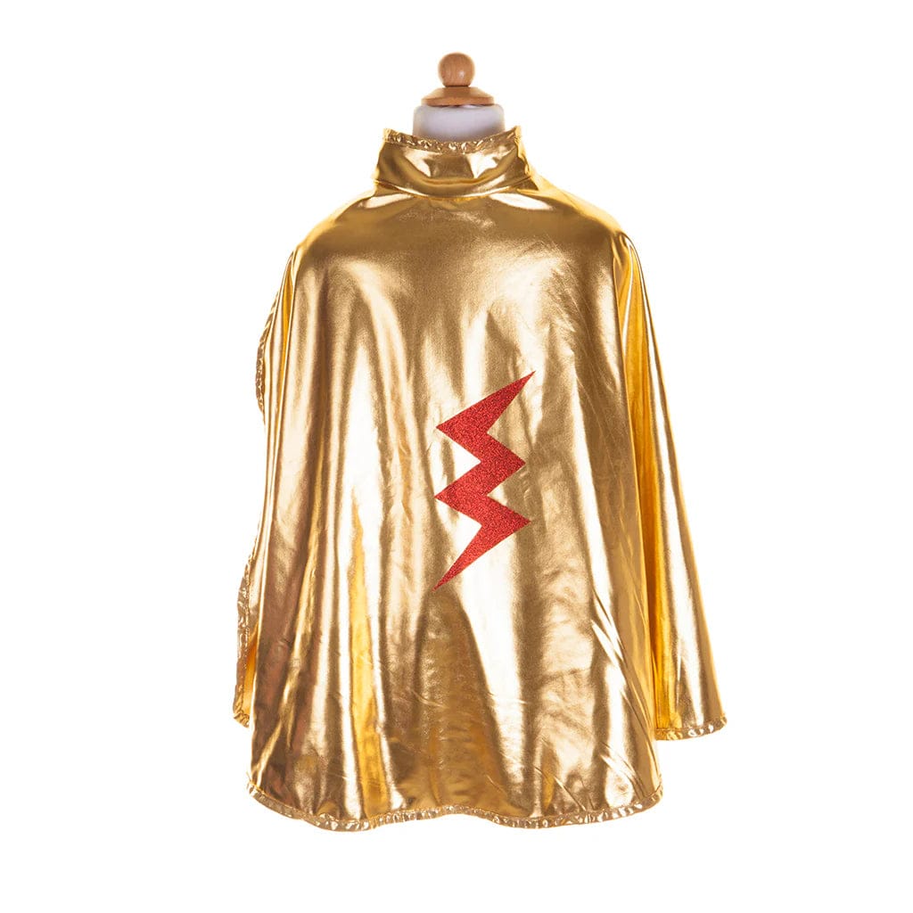 Great Pretenders Dress Up Outfits Default Reversible Wonder Cape - Red/Gold (Size 5-6 yrs)