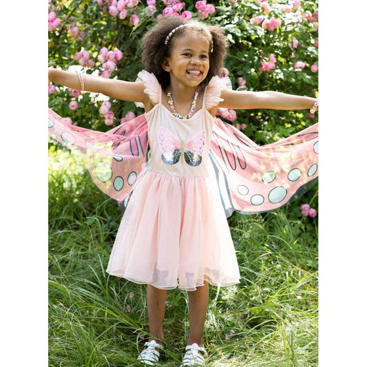 Great Pretenders Dress Up Outfits Default Sequins Secret Butterfly Twirl Dress (Size 5-6 yrs)