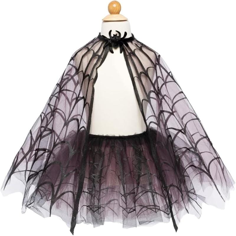 Great Pretenders Dress Up Outfits Default Spider Witch Tutu & Cape (Size 5-6 yrs)