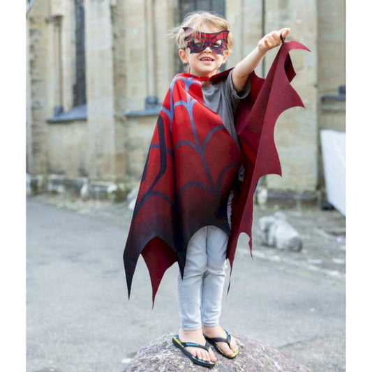 Great Pretenders Dress Up Outfits Default Web Weaver Soft Wings & Mask (Size 4-6 yrs)