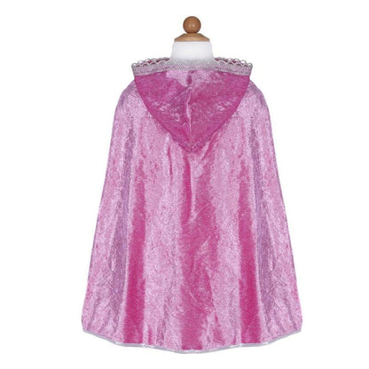 Great Pretenders Dress Up Outfits Diamond Sparkle  Cape Dark Pink, sz 5-6