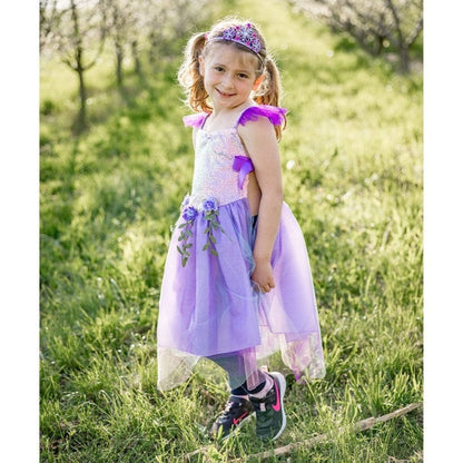 Great Pretenders Dress Up Outfits Sequins Forest Fairy Tunic - Lilac (Size 3-4 yrs)